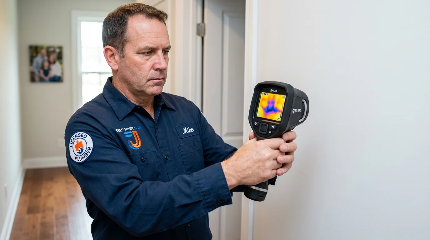 Thermal imaging leak detection by Johns Plumbing LLC in Saint Paul Park